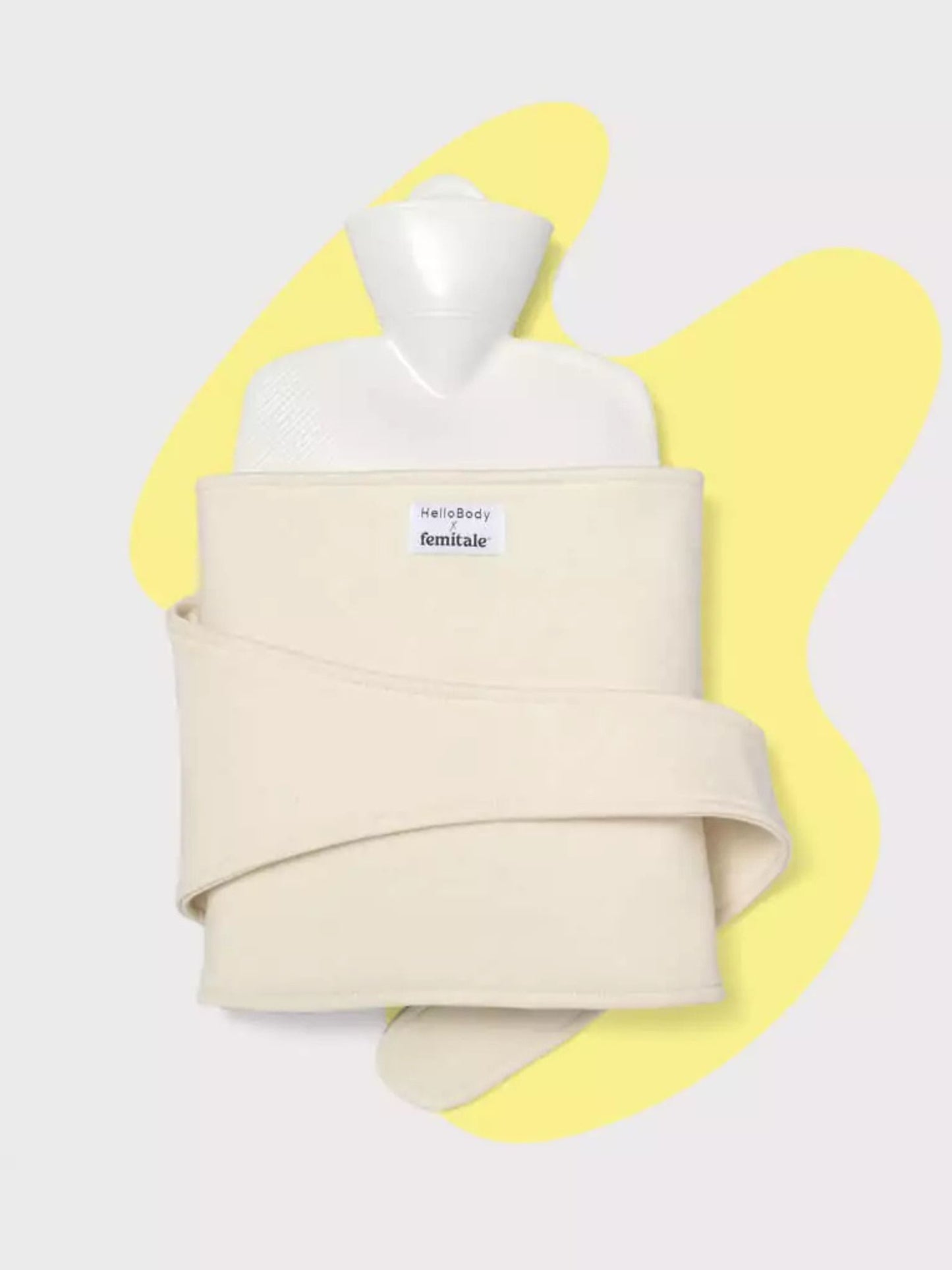 HelloBody x femitale Wärmeschal mit Wärmflasche